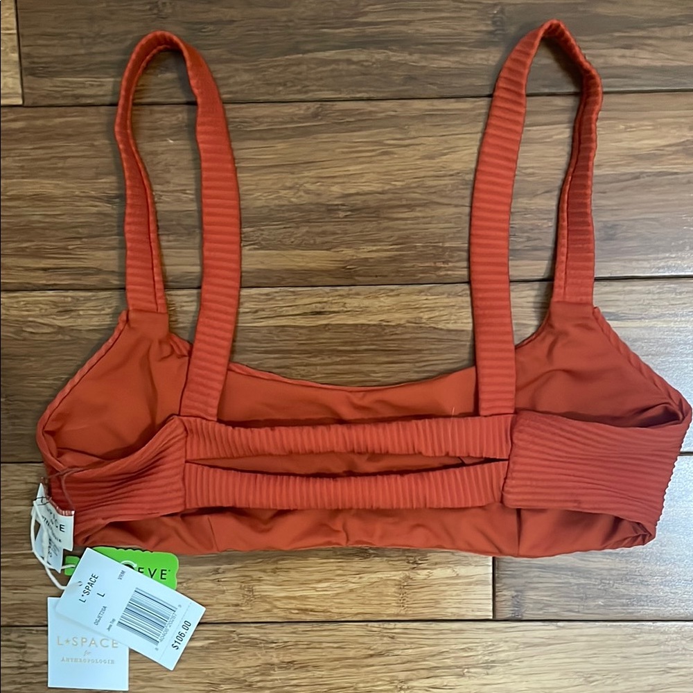 L*Space Rust Ribbed Top - Picture 3 of 4